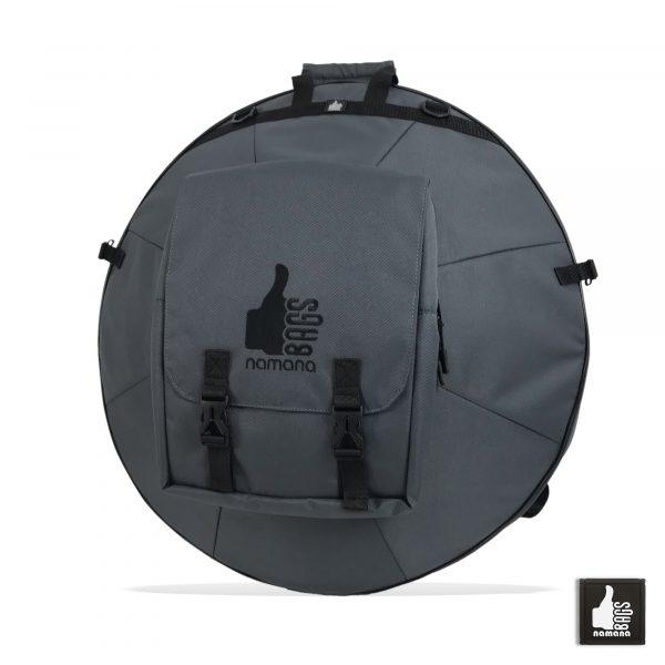 ST-H01+TOPsyn Handpan backpack • case • orthopedic back • design pocket • grey | EU