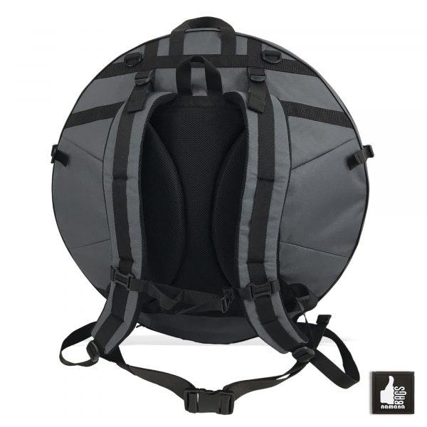 ST-H01+TOPsyn Handpan backpack • case • orthopedic back • design pocket • grey | EU