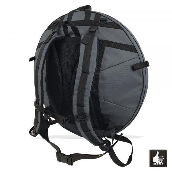 ST-H01+TOPsyn Handpan backpack • case • orthopedic back • design pocket • grey | EU