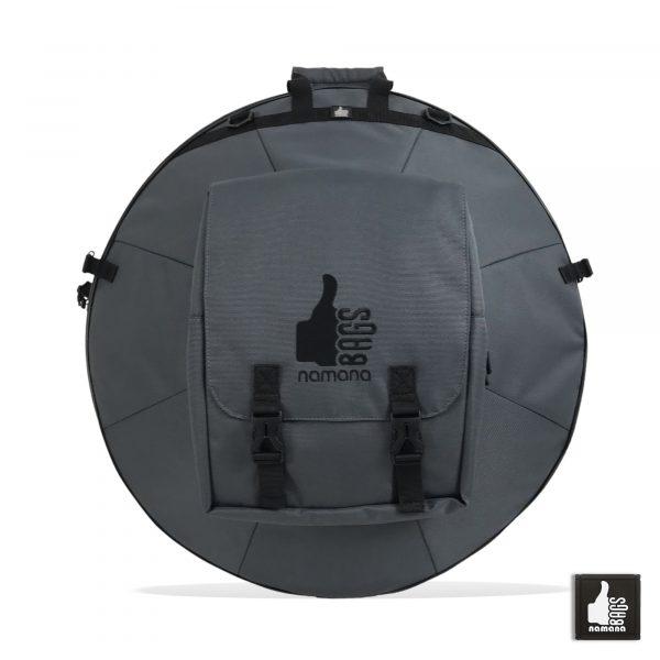 ST-H01+TOPsyn Handpan backpack • case • orthopedic back • design pocket • grey | EU