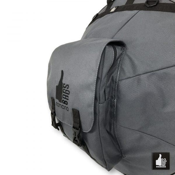 ST-H01+TOPsyn Handpan backpack • case • orthopedic back • design pocket • grey | EU