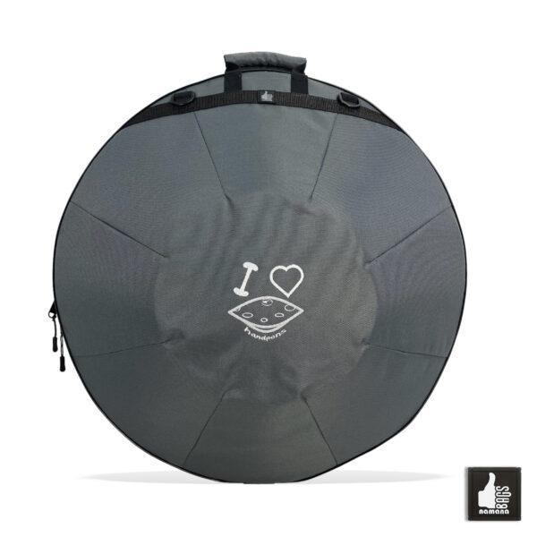 ST-H01-Panda+TOPsyn Handpan simple backpack • soft case • orthopedic back • grey | EU