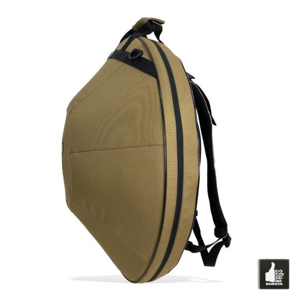 ST-H01-Panda+TOPsyn Handpan simple backpack • soft case • orthopedic back • beige | EU