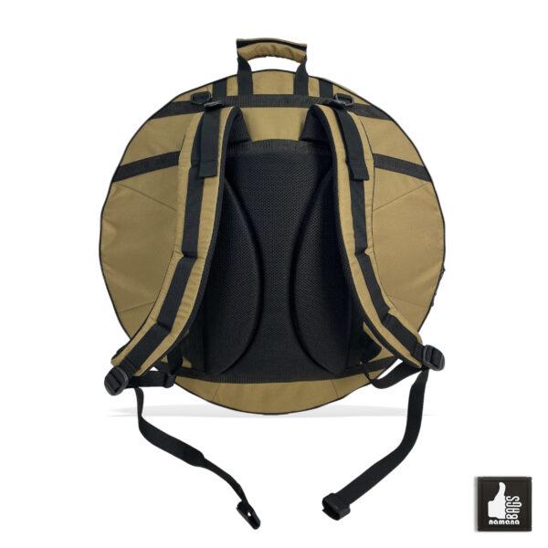 ST-H01-Panda+TOPsyn Handpan simple backpack • soft case • orthopedic back • beige | EU