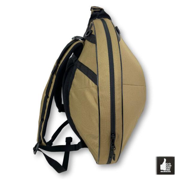 ST-H01-Panda+TOPsyn Handpan simple backpack • soft case • orthopedic back • beige | EU