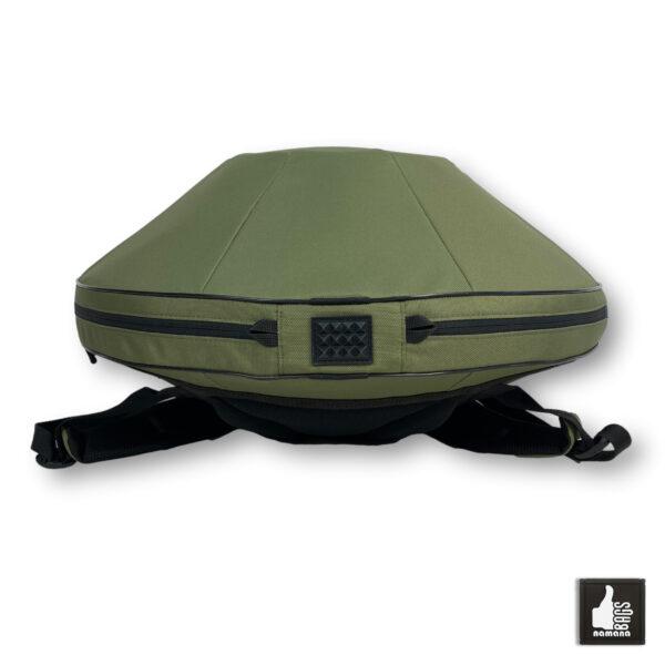 ST-H01-Panda+TOPsyn Handpan simple backpack • soft case • orthopedic back • olive green | EU