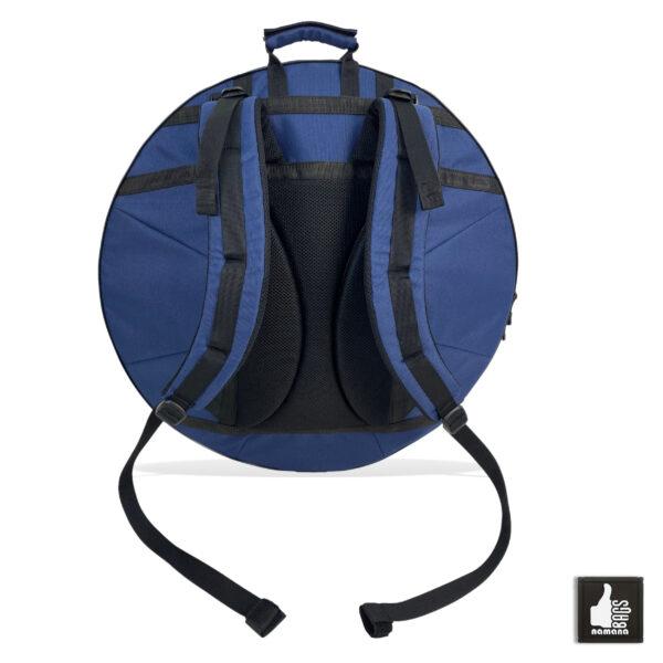 ST-H01-Panda+TOPsyn Handpan simple backpack • soft case • orthopedic back • dark blue | EU