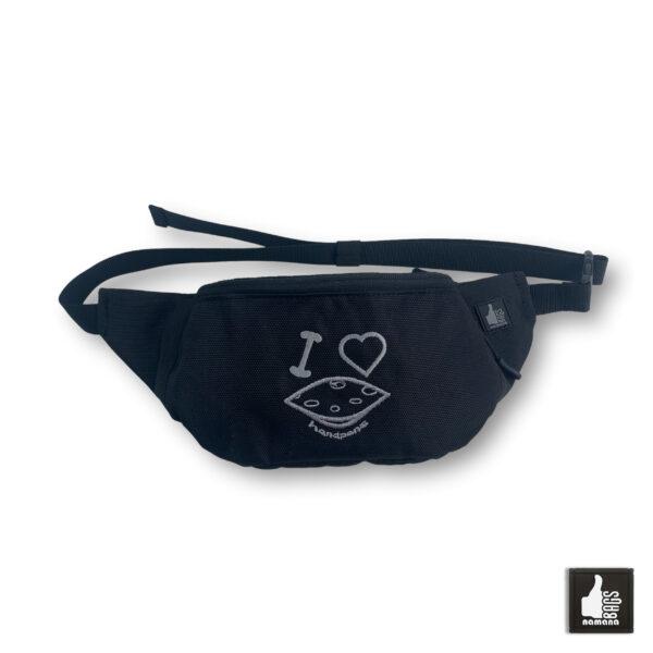 Travel-Banana • Universal Waist Bag • Belt Bag • Fanny Pack • Black • I-Love-Handpan | EU