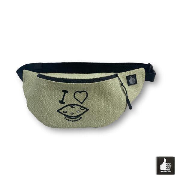 Travel-Banana • Universal Waist Bag • Belt Bag • Fanny Pack • Sailcloth • I-Love-Handpan | UA