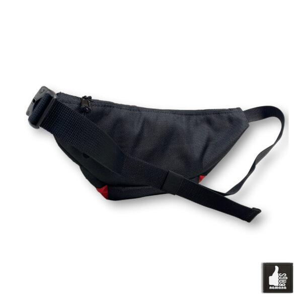 Travel-Banana • Universal Waist Bag • Belt Bag • Fanny Pack • Red-Black • I-Love-Handpan | EU