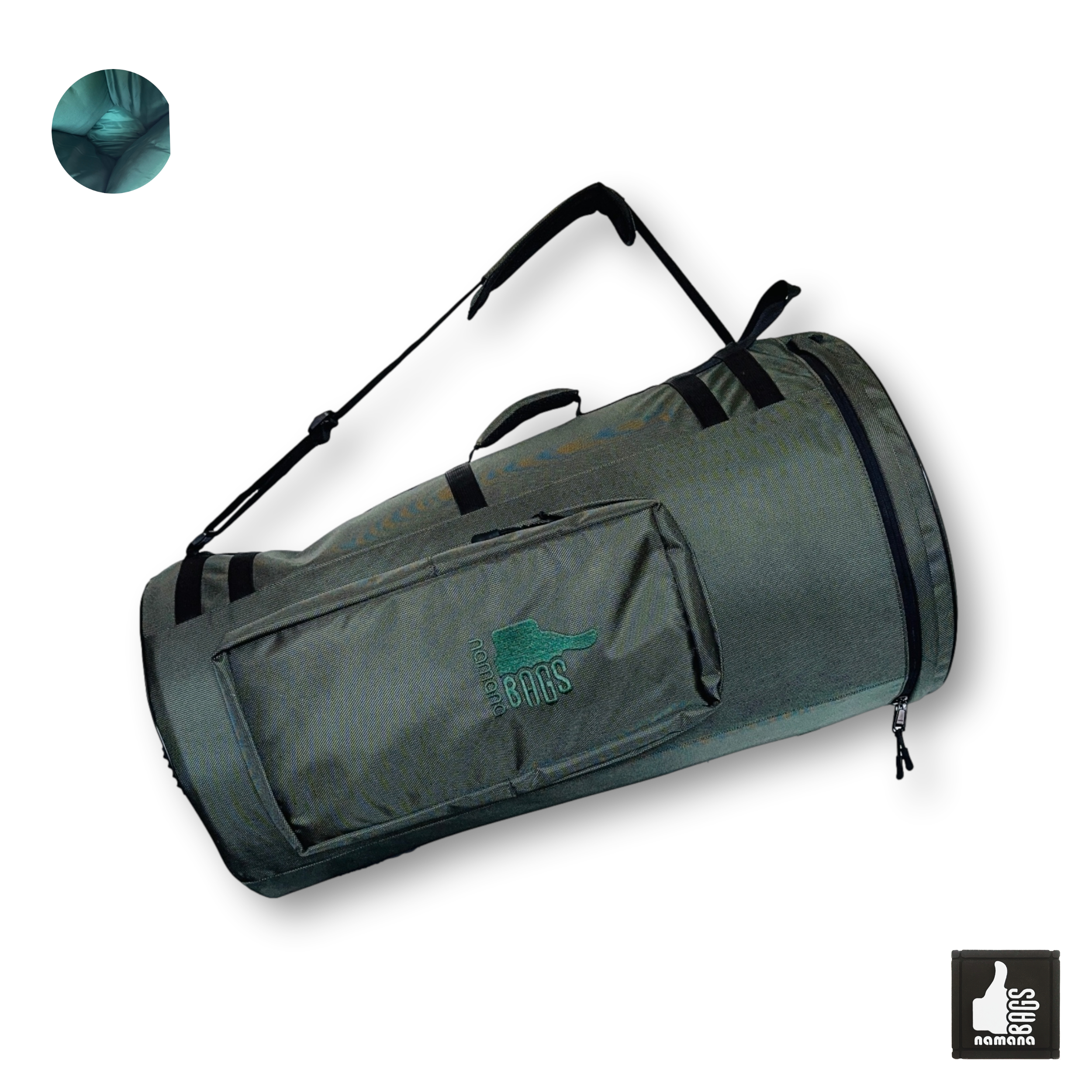 ST-D02 Djembe bag • case • shoulder strap • pocket • olive green • grass green | US